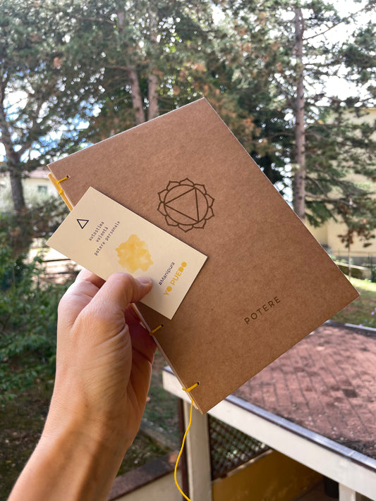 KIT QUADERNO + MATE CHAKRA 💛 PLEXO SOLARE