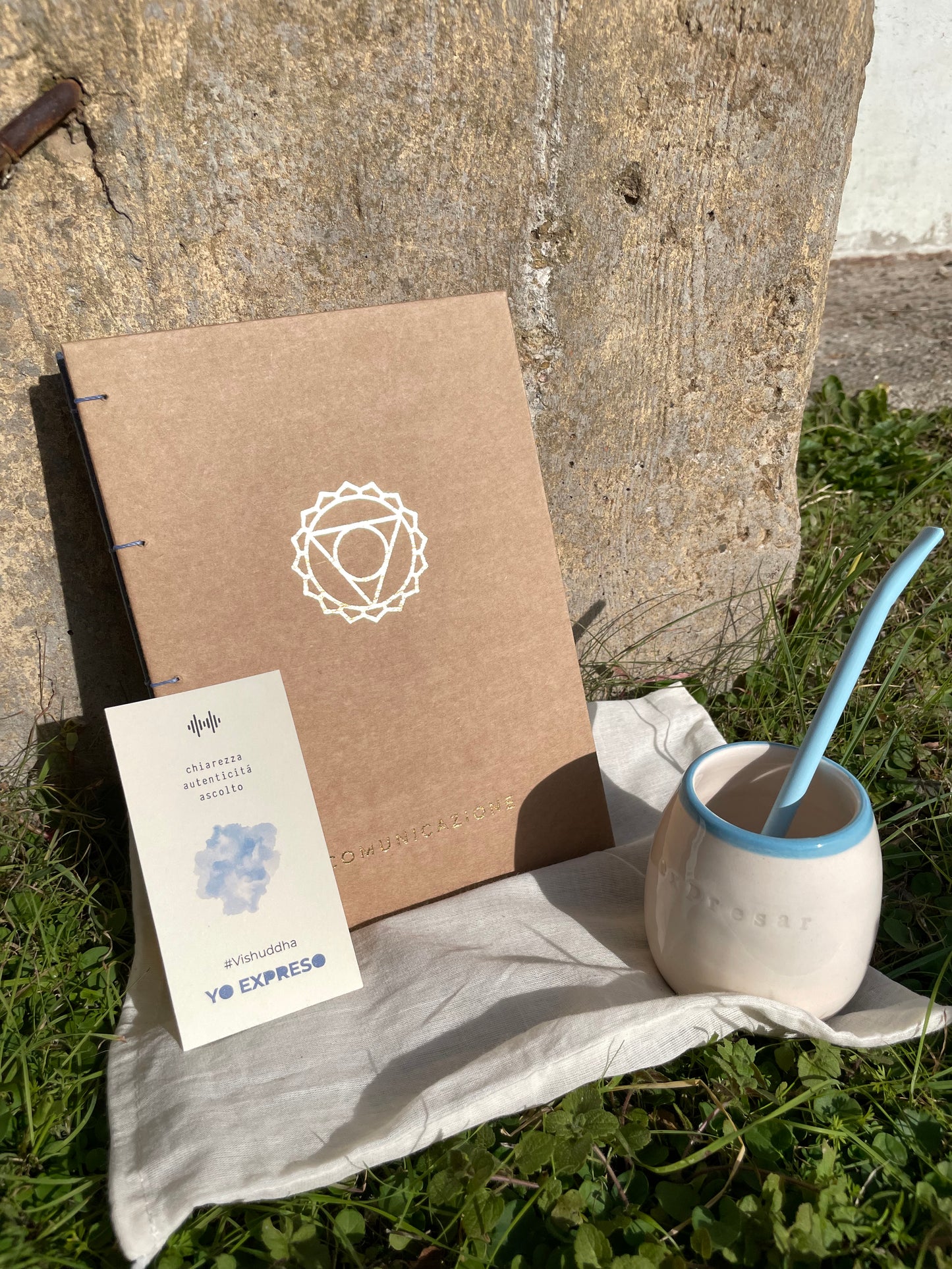 KIT QUADERNO + MATE CHAKRA 💙 GOLA